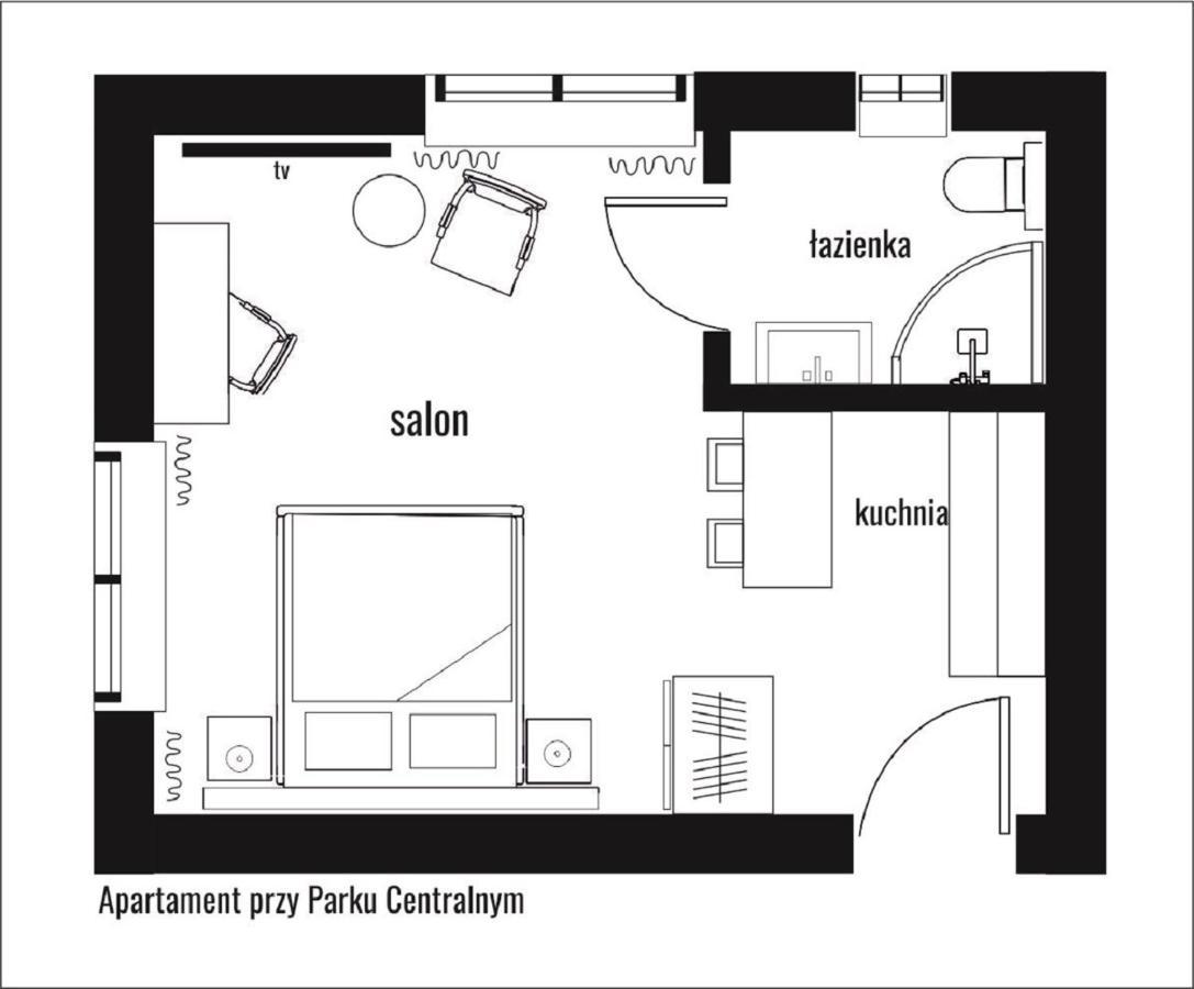 אולז'טין Dk Premium Przy Parku Centralnym מראה חיצוני תמונה